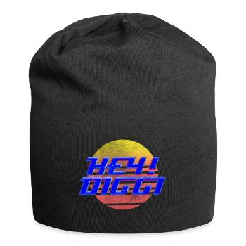 Hé, Diggi - Bonnet en jersey - noir - Devant