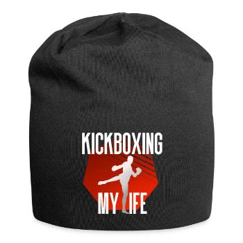Kickboxing kickboxing - Bonnet en jersey - noir - Devant