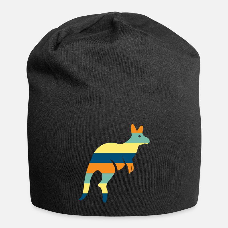 Kangaroo - Jersey-Beanie - Schwarz