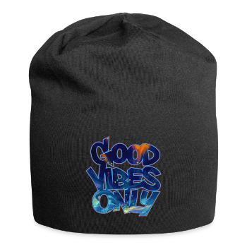 VIBES ONLY Graffiti - Bonnet en jersey - noir - Devant