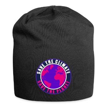 Save the Climate Save the Planet - Jersey Beanie - black - Front