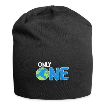 Only One Earth Planet - Jersey Beanie - black - Front