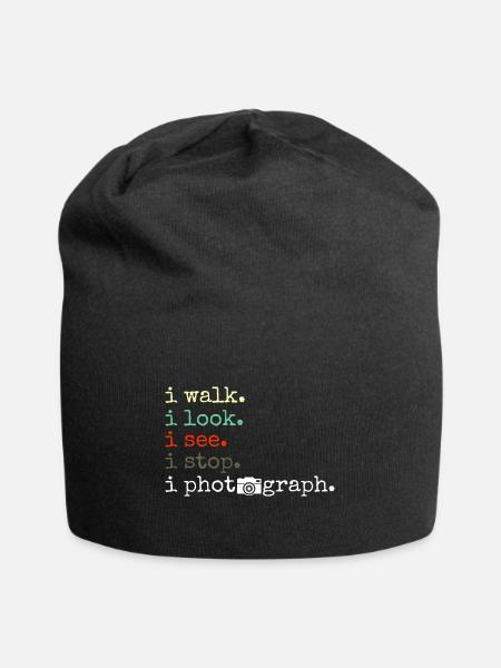 Fotografieren Fotografie Kamera - Jersey-Beanie - Schwarz