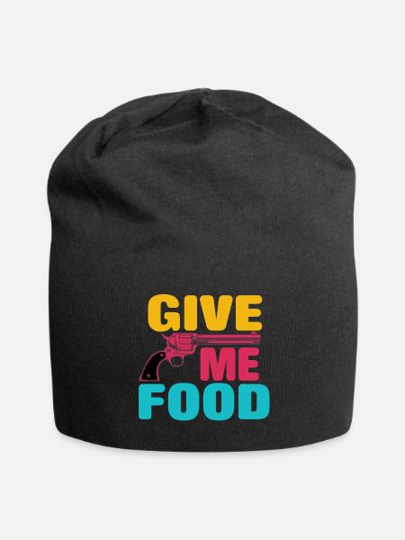 Food Artwork - Jersey-Beanie - Schwarz
