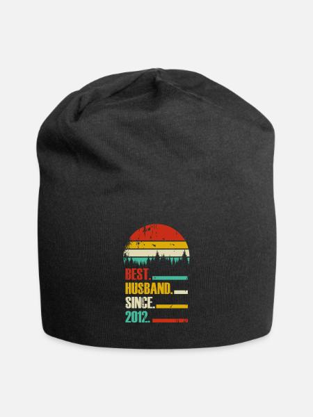 Best Husband since September 2012 Geschenk - Jersey-Beanie - Schwarz