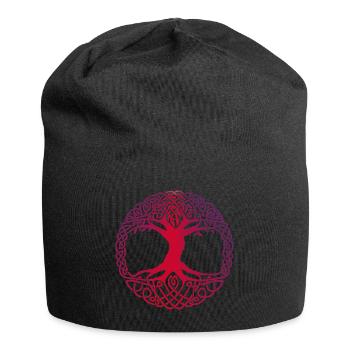 Tree of Life - World Tree - Yggdrasil - Jersey Beanie - black - Front