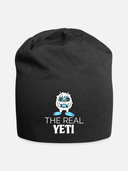 YETI - Jersey-Beanie - Schwarz