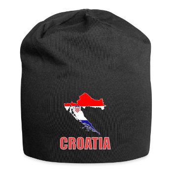 Croatia - Jersey-Beanie - Schwarz - Vorne