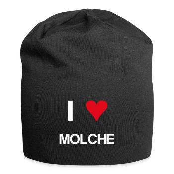 I love Molche - Jersey-Beanie - Schwarz - Vorne