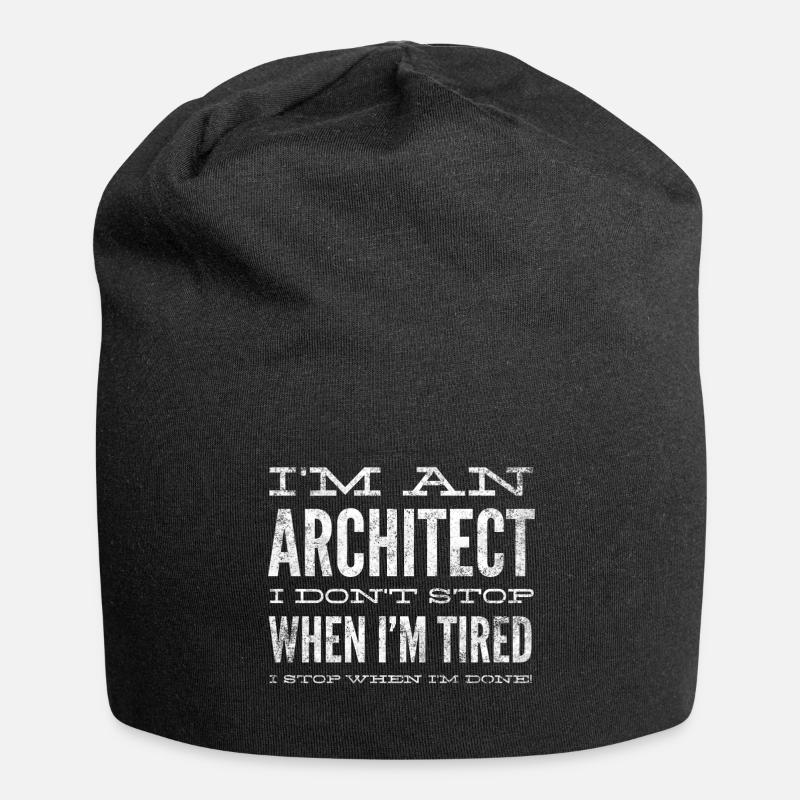 Architecte architecture profession bâtiment cadeau 16 - Bonnet en jersey - noir