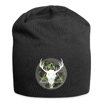 Jäger Jagen - Jersey-Beanie - Schwarz - Vorne