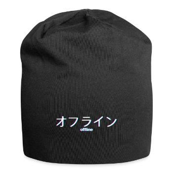 Esthétique Vaporwave Style Japan Offline Gift - Bonnet en jersey - noir - Devant