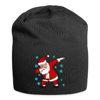 Weihnachtsmann Dab Christmas Weihnachten Geschenk - Jersey-Beanie - Schwarz - Vorne