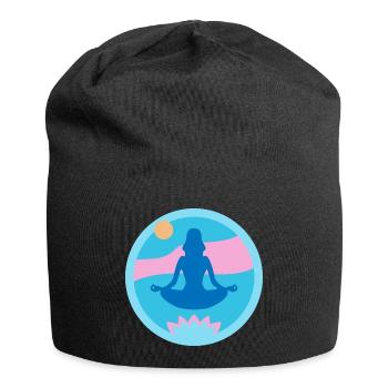 Yoga - Bonnet en jersey - noir - Devant