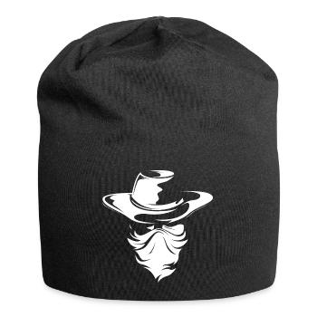 Cowboy Western Bandit Symbole Wild West Logo Signe - Bonnet en jersey - noir - Devant