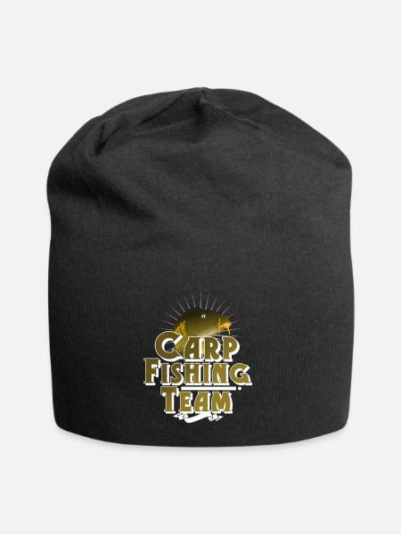 Carp Fishing Angler Angeln - Jersey-Beanie - Schwarz