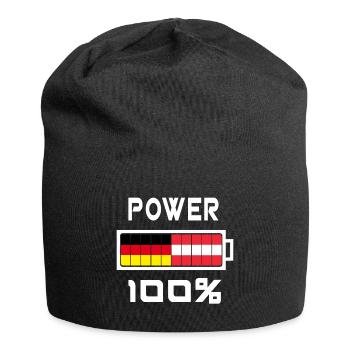 L'Allemagne et l'Autriche Power 100% - Bonnet en jersey - noir - Devant