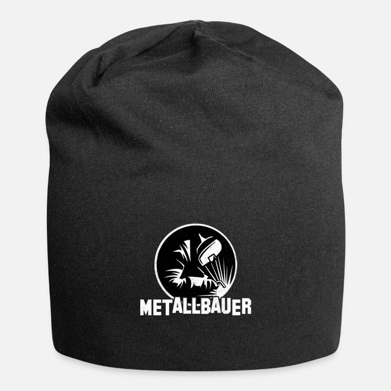 Metallbauer - Jersey-Beanie - Schwarz