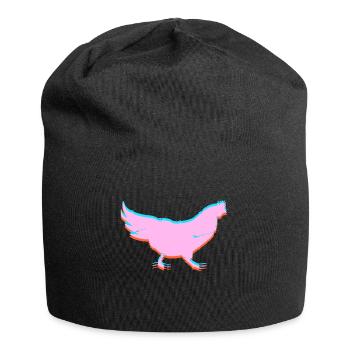 Chicken Chicken 3D Effect - Jersey Beanie - black - Front