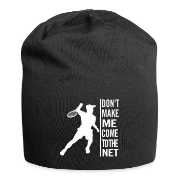 Dont make me come to the net - Jersey Beanie - black - Front