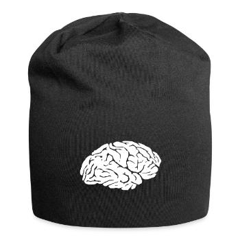 Brain brain - Jersey Beanie - black - Front