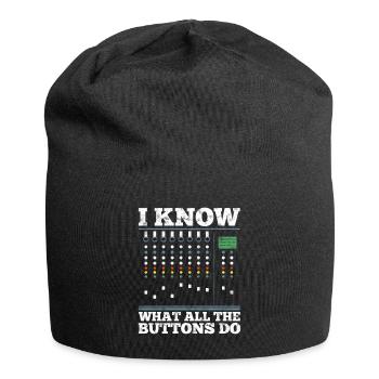 Sound Engineer T-Shirt - Jersey-Beanie - Schwarz - Vorne