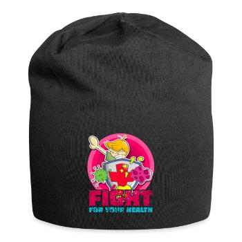 Fight for your health - Jersey Beanie - black - Front