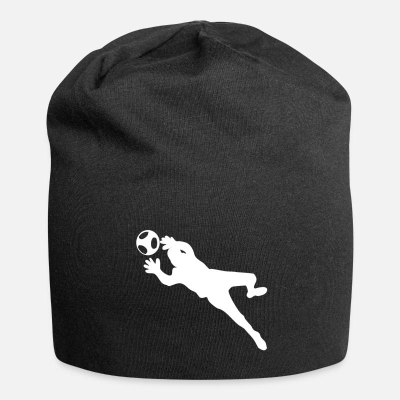 Fußball Torwart - Jersey-Beanie - Schwarz