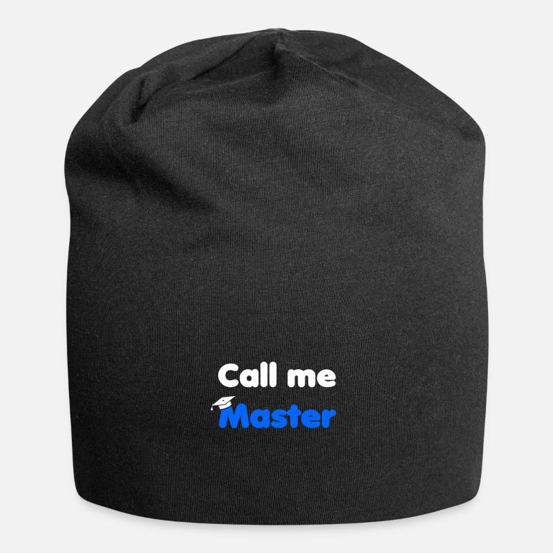 Master universitaire - Bonnet en jersey - noir