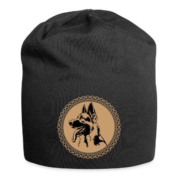 German shepherd dog - Jersey Beanie - black - Front