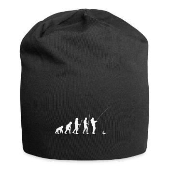 Angler Fischer Angeln Evolution - Jersey-Beanie - Schwarz - Vorne