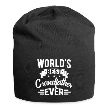 Meilleur grand-papa du monde Meilleur cadeau de grand-papa - Bonnet en jersey - noir - Devant