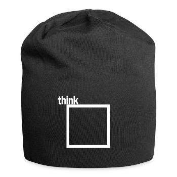 Think outside the Box Clever Querdenker blanc - Bonnet en jersey - noir - Devant