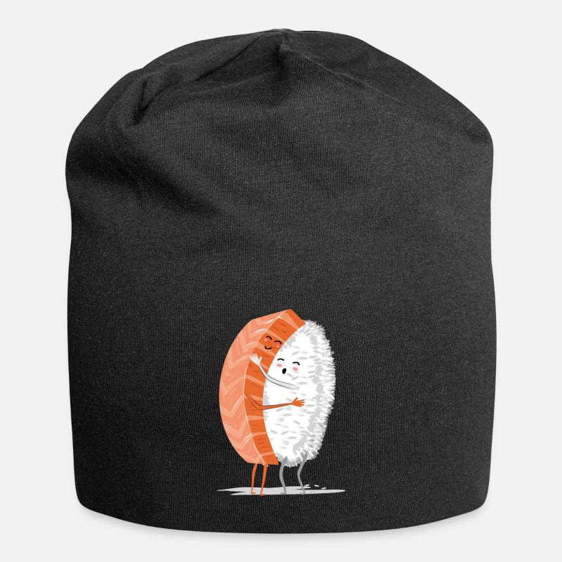 Amour de sushi - Bonnet en jersey - noir