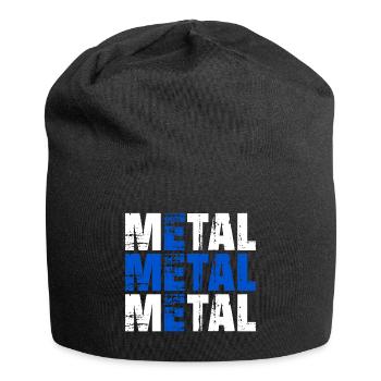 MÉTAL FINLANDAIS Finlande Drapeau finlandais - Bonnet en jersey - noir - Devant