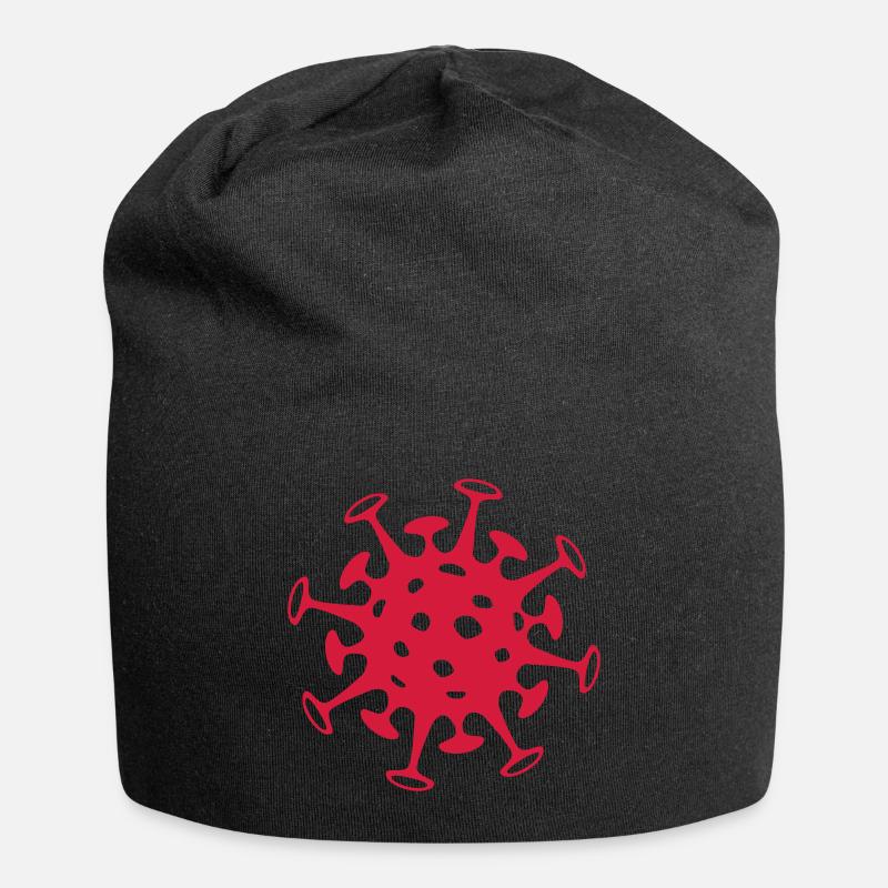 Virus - Jersey-Beanie - Schwarz