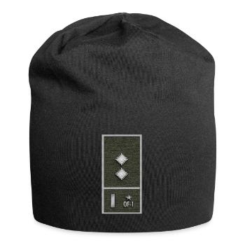 Bundeswehr Oberleutnant 1st Lieutenant OF-1 - Jersey-Beanie - Schwarz - Vorne