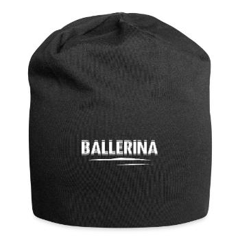 Ballerina Pepp Line Koks Ecstasy Lustiger Spruch - Jersey-Beanie - Schwarz - Vorne