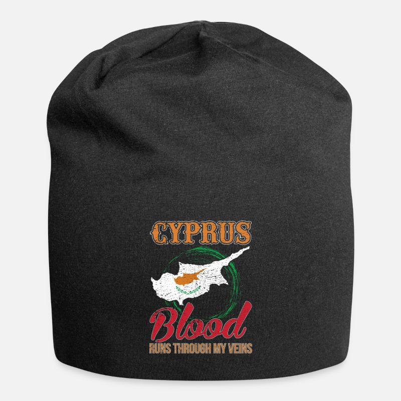Chypre - Bonnet en jersey - noir