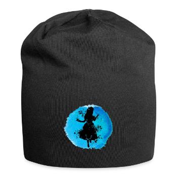 Alice Im Untergrund - - Jersey-Beanie - Schwarz - Vorne
