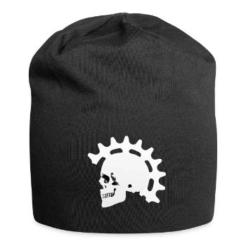 Fahrrad, Rennrad, MTB, Männer, Totenkopf, Geschenk - Jersey-Beanie - Schwarz - Vorne