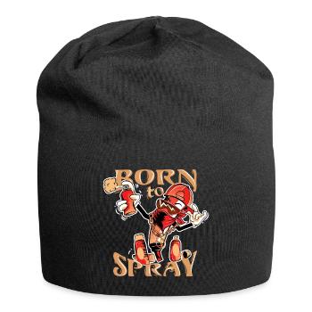 Born to Spray Graffiti - Jersey Beanie - black - Front