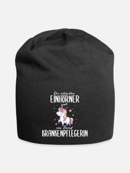 Infirmière infirmière disant - Bonnet en jersey - noir