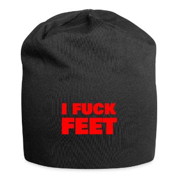 i fuck feet - Bonnet en jersey - noir - Devant