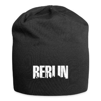 Berlin Skyline Patriotic - Jersey-Beanie - Schwarz - Vorne