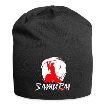 Balançoire d'épée de samouraï - Bonnet en jersey - noir - Devant