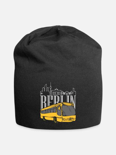 Busfahrer Berlin Geschenkidee - Jersey-Beanie - Schwarz