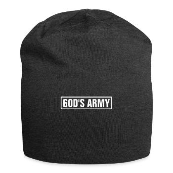 Armée de Dieu - chrétienne - Bonnet en jersey - charbon - Devant