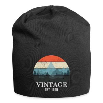 Vintage - Est. 1990 - Rétro - Bonnet en jersey - noir - Devant