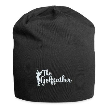 Lustiges Golfer Geschenk - Jersey-Beanie - Schwarz - Vorne